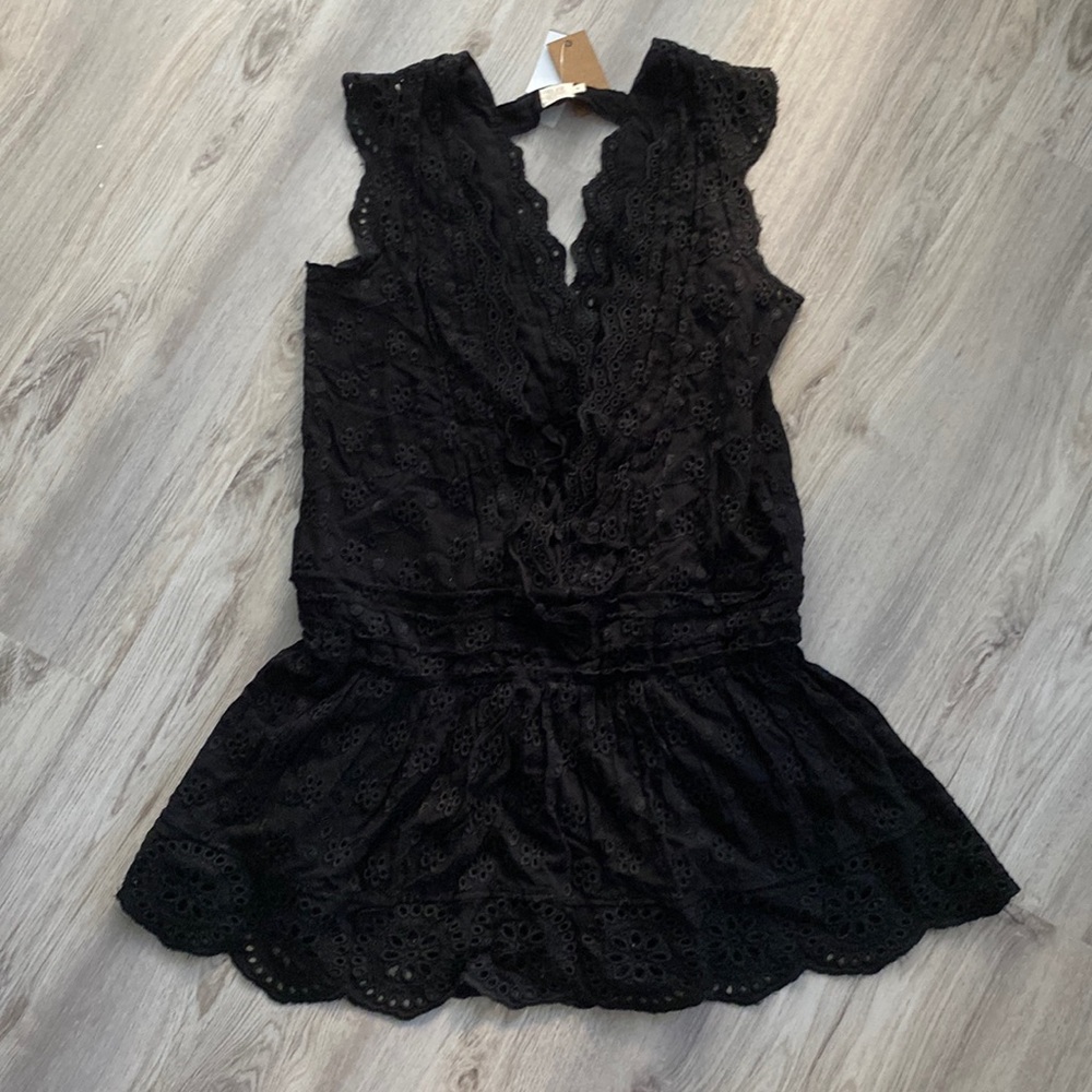 Surf gypsy fab black dress / cover up